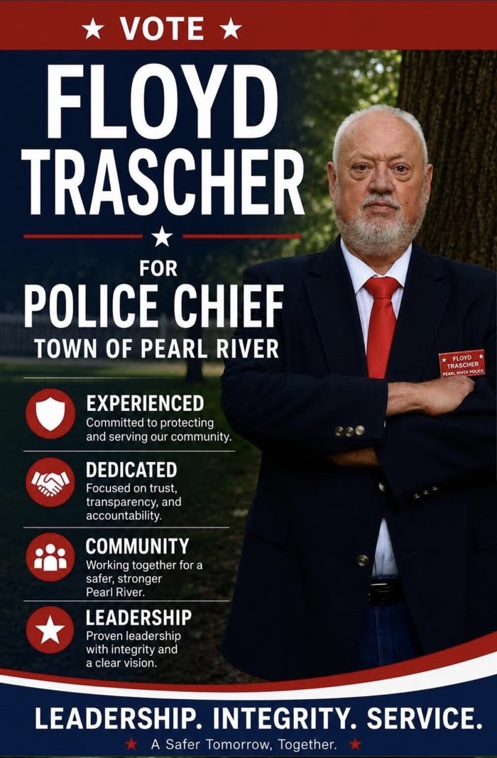 Floyd Trascher campaign poster